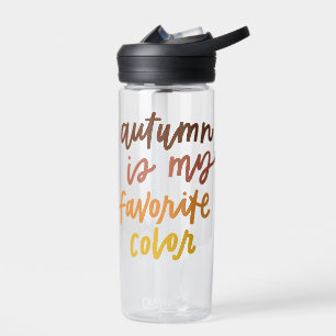 "Autumn Is My Favorite Color" Water Bottle