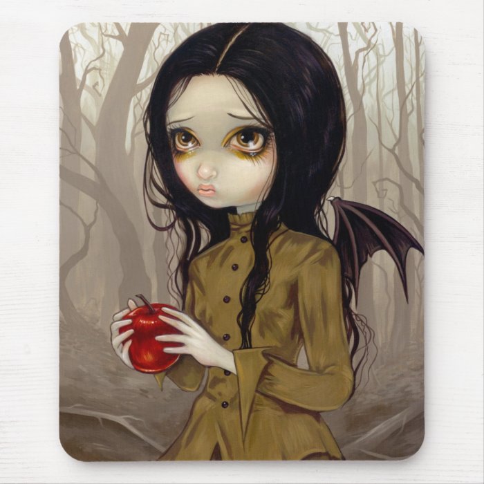 Autumn is My Last Chance gothic fairy Mousepad