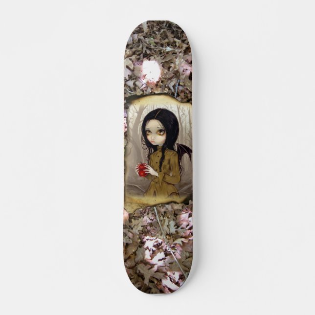 Autumn is My Last Chance SKATEBOARD gothic fairy Deck (Front)