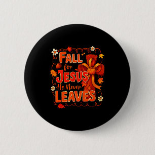 Autumn Jesus My Favourite Season Fall Christian Th Button