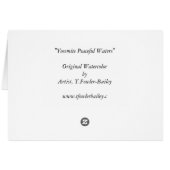 "Autumn Jewels of Yosemite" (Back Horizontal)