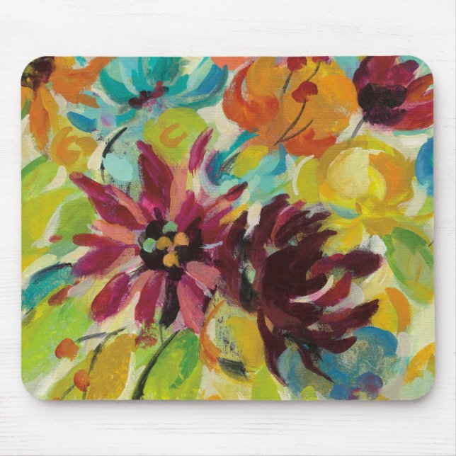 Autumn Joy Flowers Mouse Pad (Front)