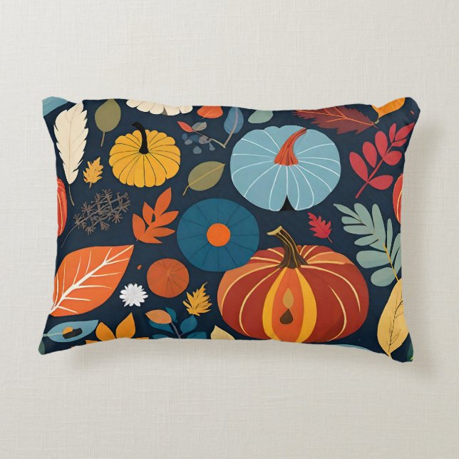 Autumn Joy N013 Accent Pillow (Back)