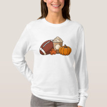 Autumn joys: football, pumpkin and pumpkin spice