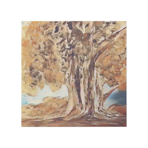 Autumn Jungle Woods Trees Landscape Painting Gallery Wrap