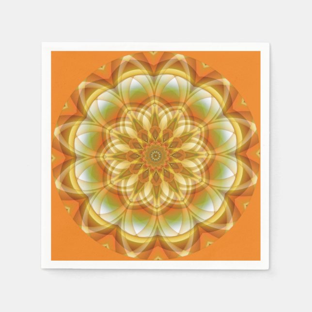 Autumn Kaleidoscope Classic Napkins (Front)