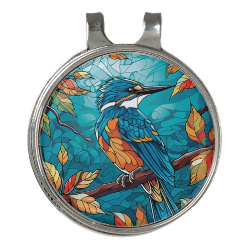 Autumn Kingfisher Hat Clip