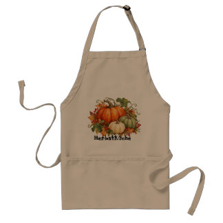 Autumn Kitchen - Apron with Pumpkins and Fall