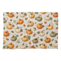 Autumn Kitchen – Apron with Pumpkins and Fall