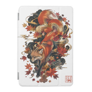 Autumn Kitsune Japanese Fox Spirit Design iPad Mini Cover