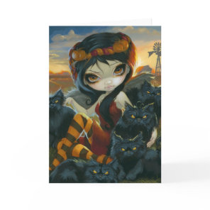 "Autumn Kitties" Greeting Card