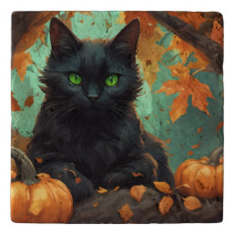 Autumn Kitty Trivet