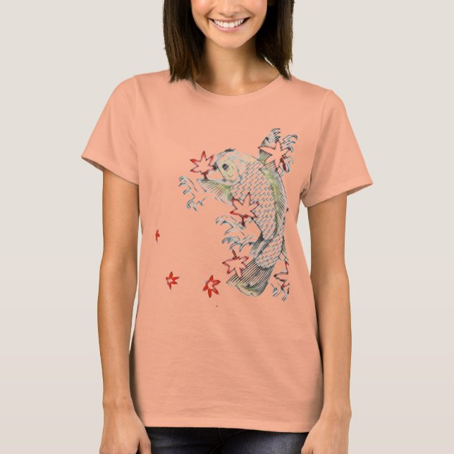 Autumn Koi Pond T-Shirt (Front)
