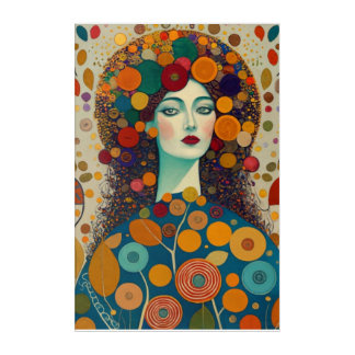 Autumn Lady II Acrylic Print