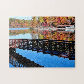 Autumn Lake Jigsaw Puzzles by artinphotography at Zazzle