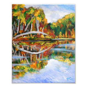 Autumn Lake Photo Print
