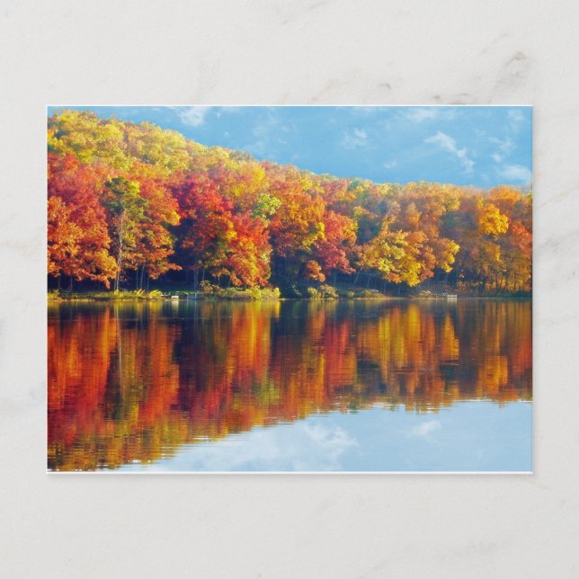 Autumn Lake Postcard (Front)