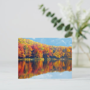 Autumn Lake Postcard