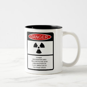 Autumn Lake "RADIATION HAZARD" Coffee Mug