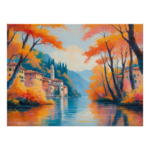 Autumn Lake Reflection – Serene Nature Landscape 