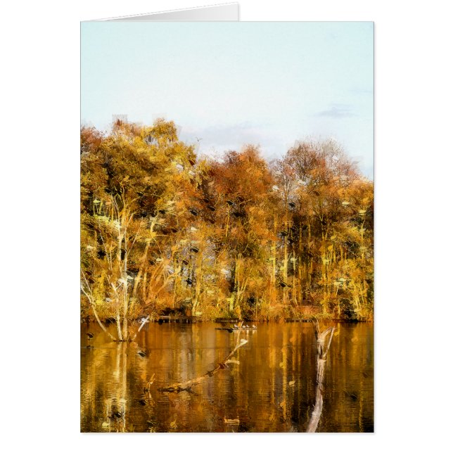 AUTUMN LAKE REFLECTIONS CARDS (Front)