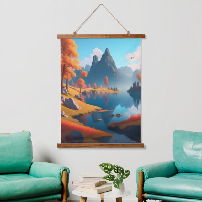 Autumn Landscape Art     Hanging Tapestry (Living Room)