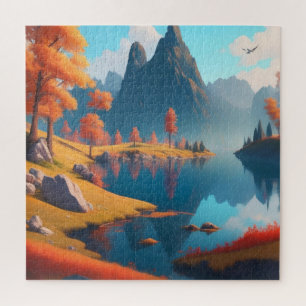 Autumn Landscape Art Jigsaw Puzzle