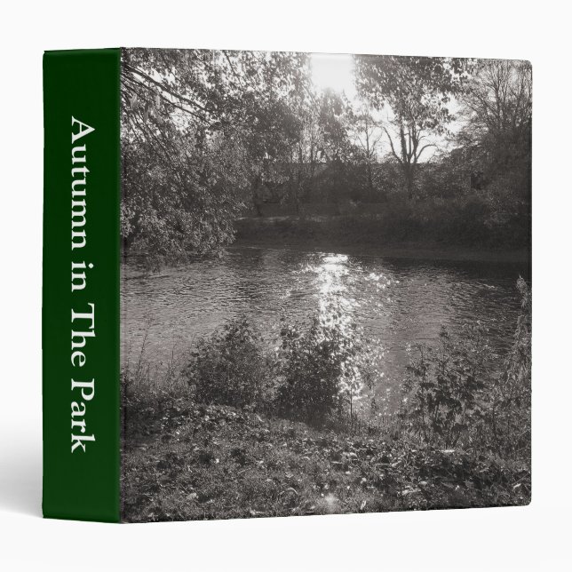 Autumn Landscape, Bute Park, Cardiff (1.5in) Binder (Front/Spine)