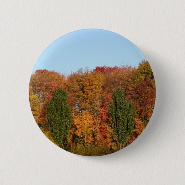 Autumn Landscape Button (Front)