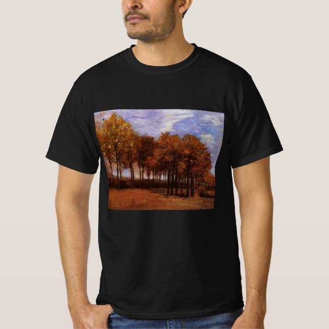 Autumn Landscape by Vincent van Gogh T-Shirt (Front)