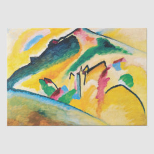 Autumn Landscape by Wassily Kandinsky Tissue Paper
