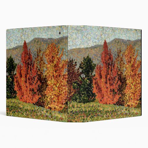 Autumn Landscape c1903 oil on canvas 3 Ring Binder