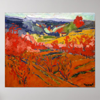 Autumn Landscape | Maurice de Vlaminck | Poster