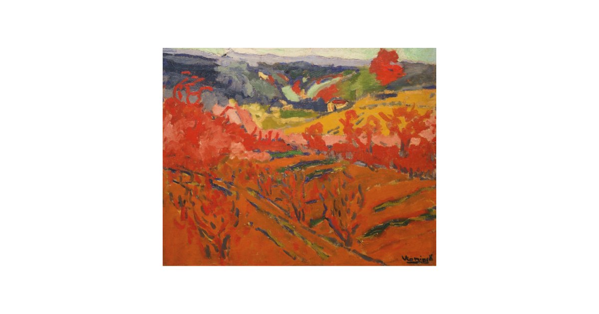 maurice de vlaminck autumn landscape