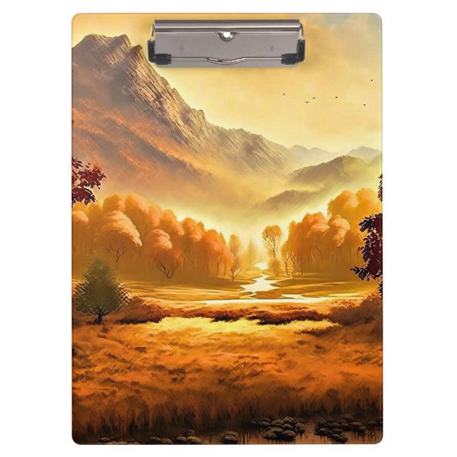 Autumn Landscape Painting-68754 Clipboard (Front)