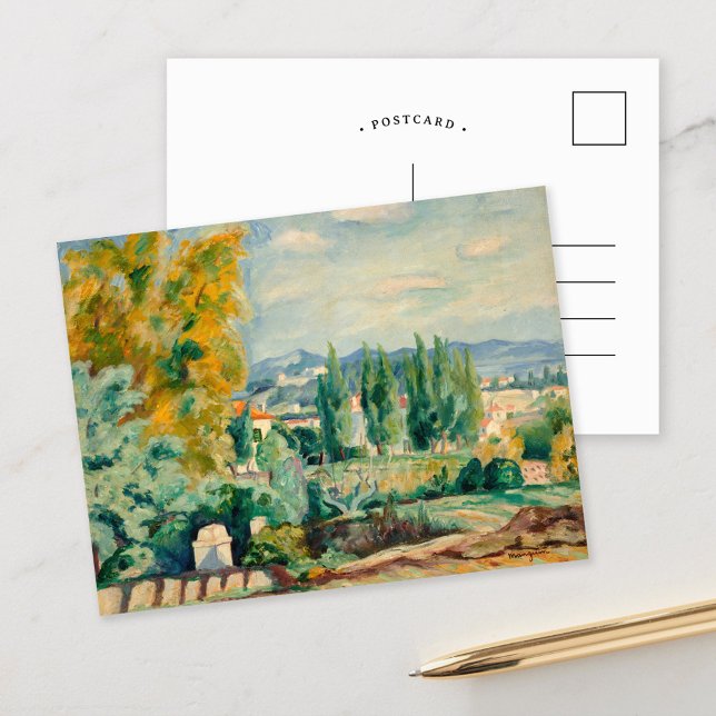 Autumn Landscape, Saint-Tropez | Henri Manguin Postcard (Creator Uploaded)