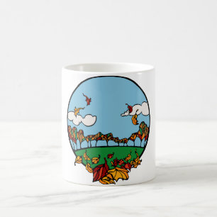 Autumn Landscape Scene Coffee Mug