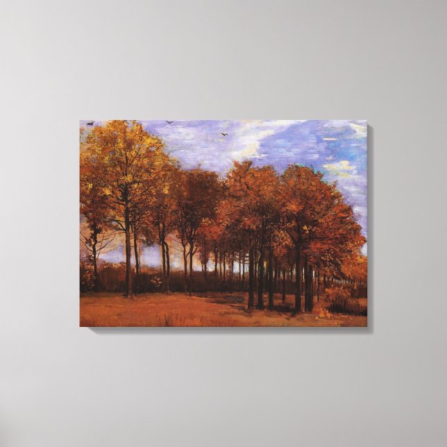 Autumn Landscape, Vincent van Gogh Canvas Print (Front)