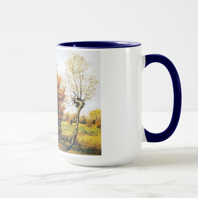 Autumn Landscape with Four Trees Mug (Right)
