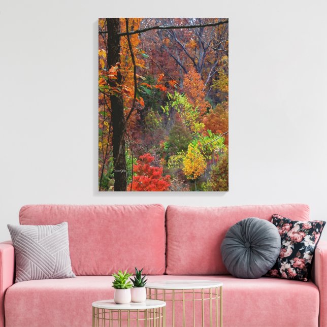  Autumn Landscape Wrapped Canvas (Insitu(LivingRoom))
