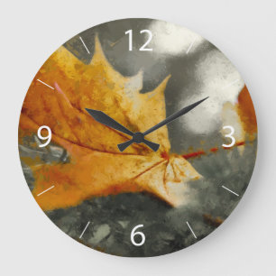 Autumn Large Clock