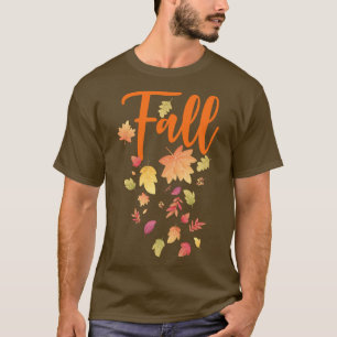 Autumn Leaf Fall Season Leaf Love Autumn T-Shirt