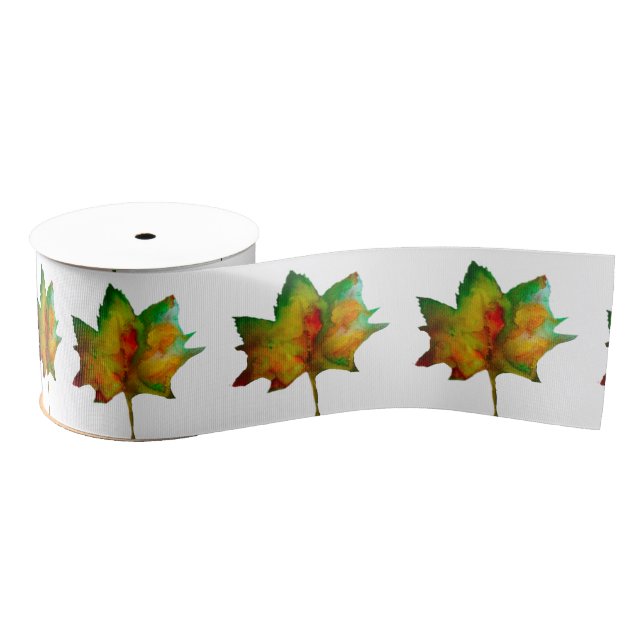Autumn Leaf Grosgrain Ribbon (Spool)