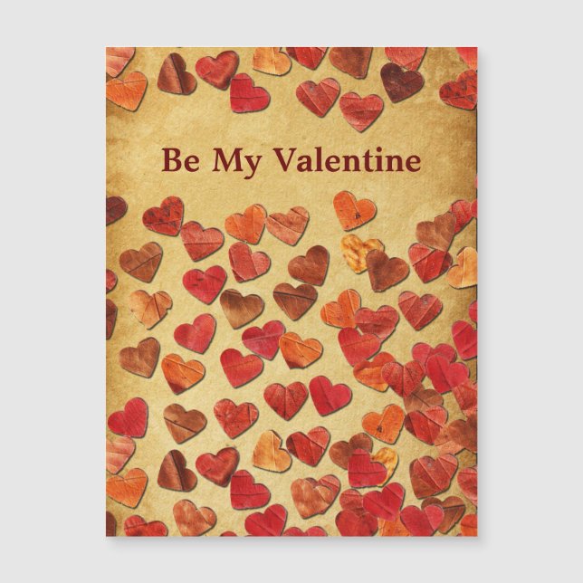 Autumn Leaf Hearts - Valentine (Front)