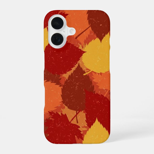 Autumn Leaf Layers iPhone Case (Back)