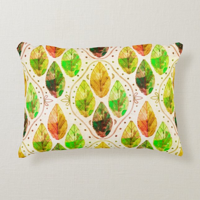 Autumn Leaf Lumbar Pillow (Front)