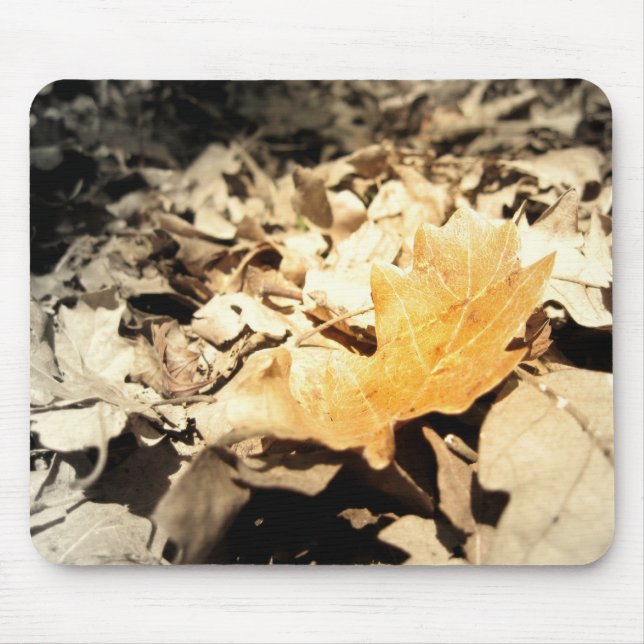 Autumn leaf mouse pad (Front)
