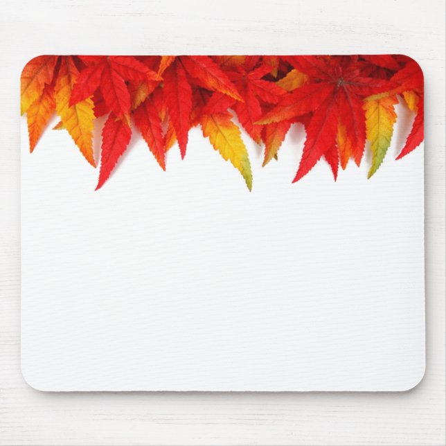 Autumn Leaf Mousepad (Front)