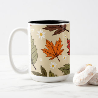 autumn leaf mug