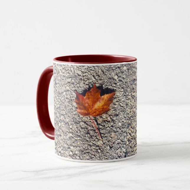   AUTUMN  LEAF MUG (Front Left)